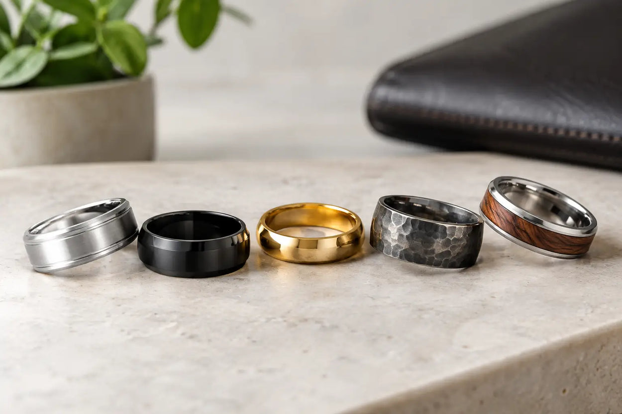 Men's Ring Materials Guide for Everyday Style