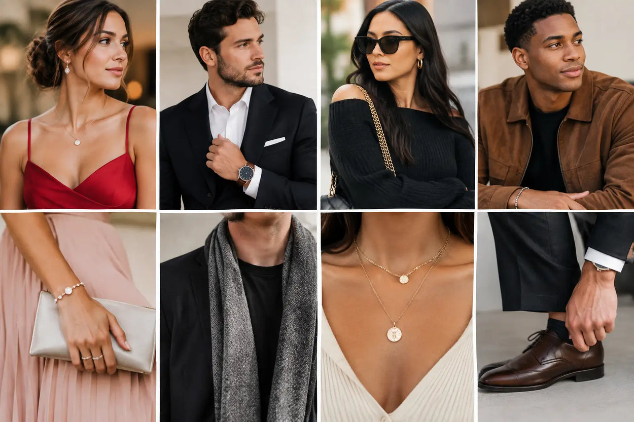 Date Night Accessory Example Ideas for 8 Looks