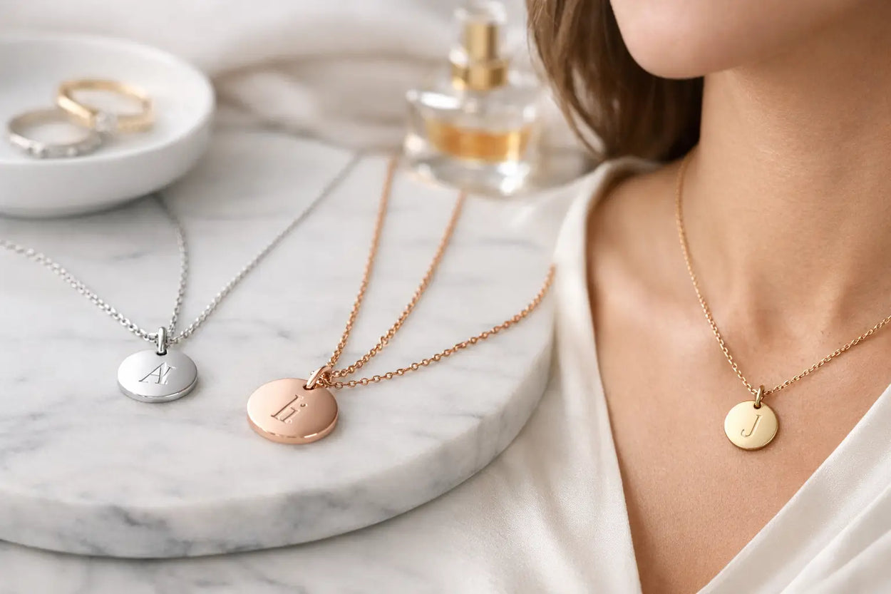 Personalized Initial Pendant Necklace Style Tips