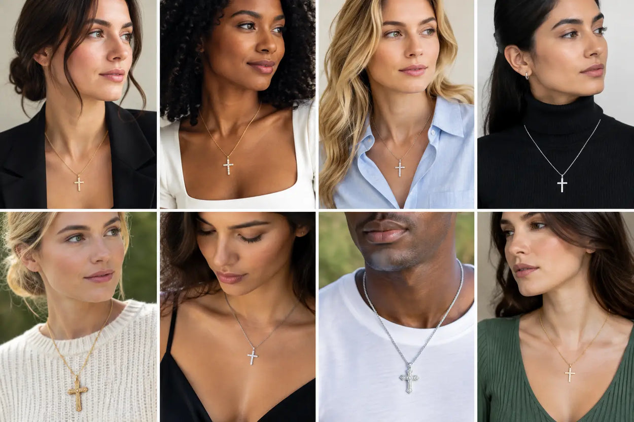 8 Cross Necklace Styling Examples to Try Now