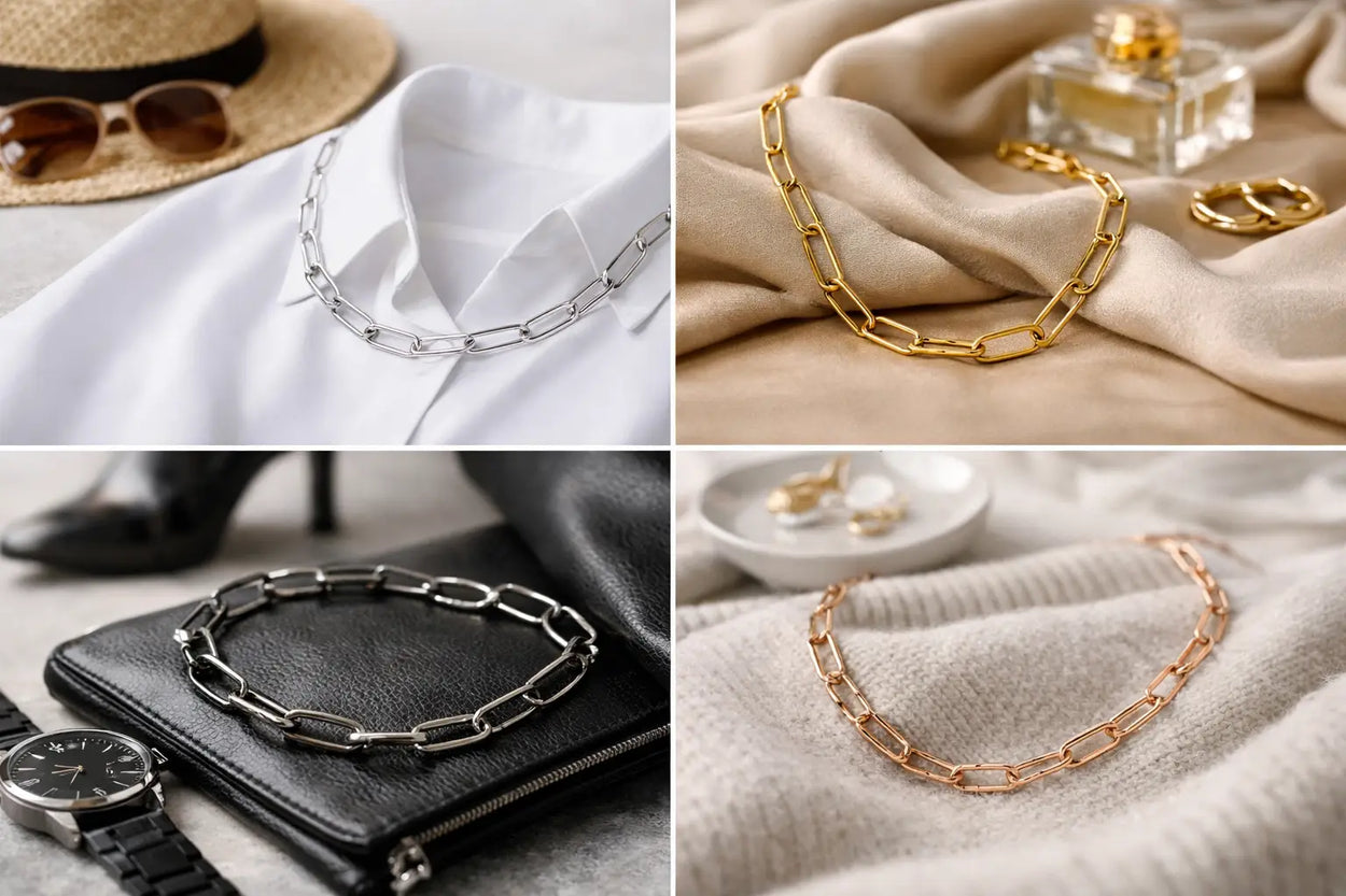 Paperclip Chain Styles for Every Outfit Mood