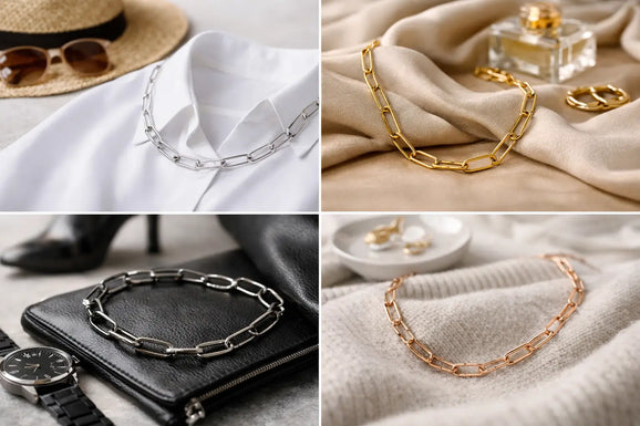 Paperclip Chain Styles for Every Outfit Mood