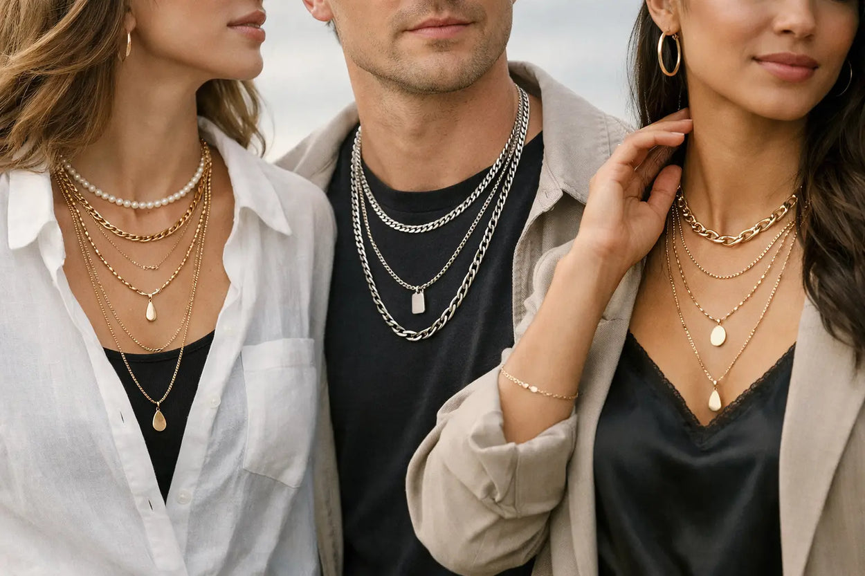 10 Chain Layering Outfit Examples to Try
