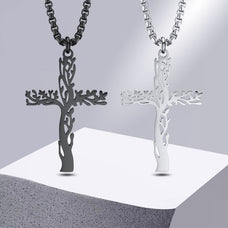 Cross Tree of Life Pendant Necklace (options)