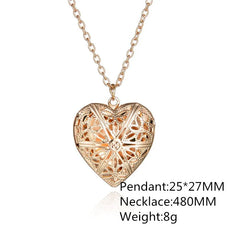 Heart Locket Necklace (color options)