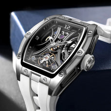 Transparent Tonneau Automatic Watch (color options)