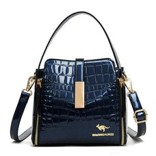 Luxury Style Patent Leather Shoulder Handbag (color options)