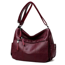 Leather Luxury Style Shoulder Bag (color options)