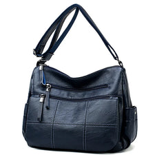 Leather Luxury Style Shoulder Bag (color options)