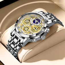 Quartz Men's Luxury Style Skeleton Watch (style options)