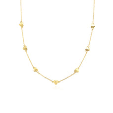 925 Sterling Silver Heart Bracelet or Necklace (color option)